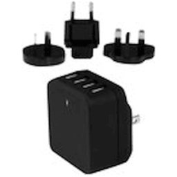 Startech 4-Port Travel USB Wall Charger - 34W/6.8A International