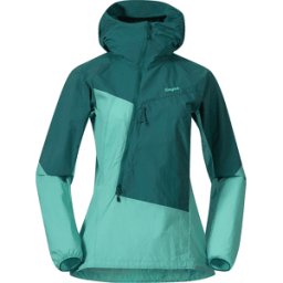 Bergans Women's Tind Windbreaker Anorak Light Malachite Green/Malachite Green S