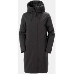 Helly Hansen Victoria Isolerad Regnjacka Med Huva Dam Svart L Black / Light Cyan SvartL
