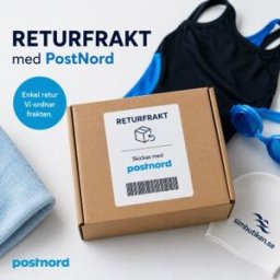 Returfrakt med Postnord (Alternativ: 1. Returfrakt privatpersoner (fraktetikett mailas eller laddas upp i postnords app))