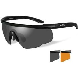 Wiley X WileyX SABER ADV Smoke/Light Rust Matte Black Frame