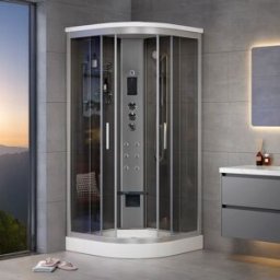 Svanen Steamdusj 9918s 120x120 Grå