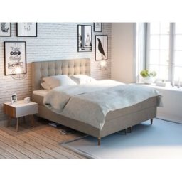Premium Kontinentalsäng 180x200 - Beige