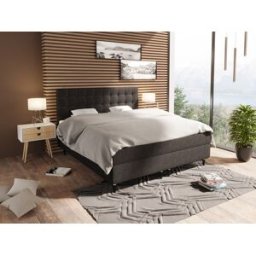 Premium Kontinentalsäng 200x210 - Antracit