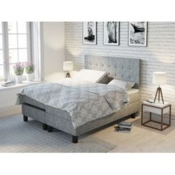 Comfort Ställbar Säng 180x200 - Ljusgrått