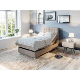 Comfort Ställbar Säng 120x200 - Beige