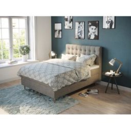 Premium Kontinentalsäng 150x200 - Beige