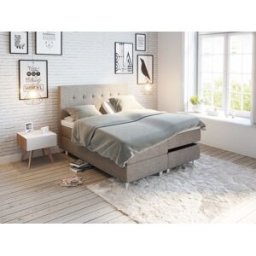 Comfort Ställbar Säng 160x200 - Beige