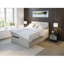 Premium Ställbar Säng 160x200 - Sand