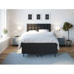 Premium Kontinentalsäng 150x200 - Antracit