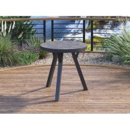 Jamaica Runt Matbord 70 Cm I Antracit Aluminium