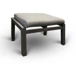 Jamaica Lounge Fotpall I Antracit Aluminium