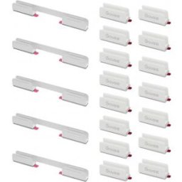 Govee Neon Rope Light 2 Fästpaket, 20 St, Vit