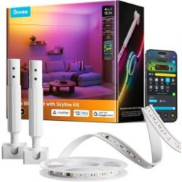 Govee Skyline Strip Light Smart Belysningsset, 4 M, Vit