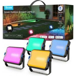 Govee Outdoor Flood Lights 2 Utomhusbelysning, Rgbww, 48 W