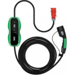 Wave Ev 3-Fasig Laddare För Elbilar, 11 Kw, 3 X 16 A, Typ2, 5 M, Svart