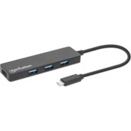 Manhattan 4-Port Usb-Hubb, Med Usb-C-Anslutning