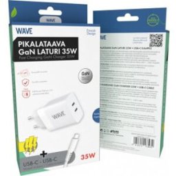 Wave 35 W Snabbladdande Gan Usb-Laddare