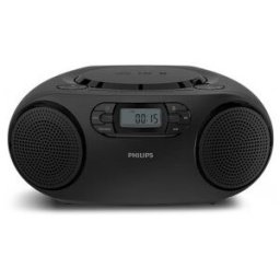 Philips Taz2000b/10 Bärbar Cd-Spelare Med Fm-Radio, Svart