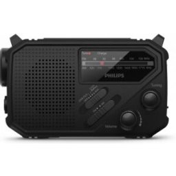 Philips Tar1609 Rese Radio Och Ficklampa, Svart