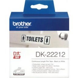 Brother Dk-22212 Rullabel, Film, 62 Mm, Svart/vit