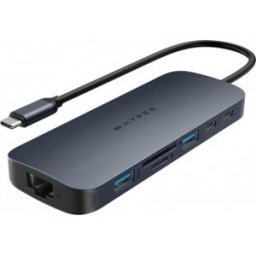 Targus Hyperdrive Next 11 Port Dual 4k60hz Hdmi Usb-C Hub -Adapter, Blå