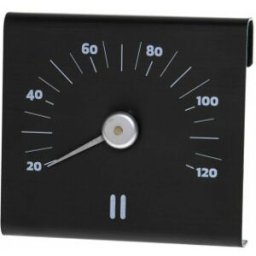 Rento Avslappnad Bastu Termometer, Aluminium, Tjära