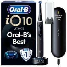 Oral-B Io10 Eltandborste, Svart + Laddande Reseetui