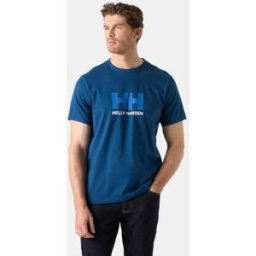 Helly Hansen HH Logo T-shirt 3.0 Herr Blå 2XL Even Light Purple Lila2XL
