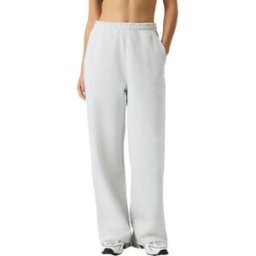 Björn Borg Women's Studio Oversized Straight Sweatpants Ultra Light Grey Melange XL