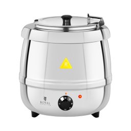 Elektrisk soppkittel - 10 L - 400 W - rostfritt stål