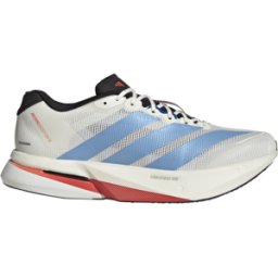 Adidas Men's Adizero Boston 13 Off White/Light Blue/Gold Metal 44 2/3