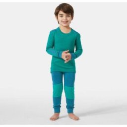 Helly Hansen Barn Lifa® Merinoull Baslagerset Grön 92 Light Lav Grön92