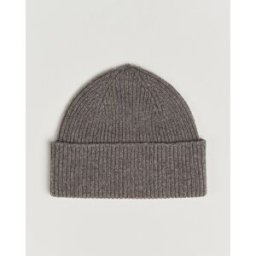 Robert Mackie Clyde Lambswool Beanie Light Brown