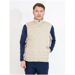 Abacus Mens Portrush Hybrid Vest - Light Sand, Small