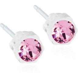 Blomdahl EJ MP 4 mm Light Rose pink örhängen 15-0103-24