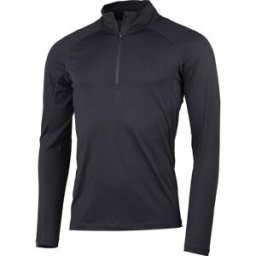 Lundhags Men's Gimmer Merino Light 1/2 Zip Black S