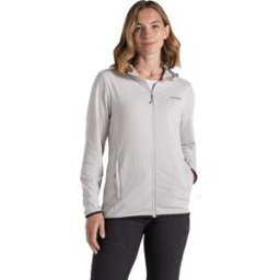 Craghoppers Women's Nosilife Afia Hooded Jacket Light Grey Marl 18