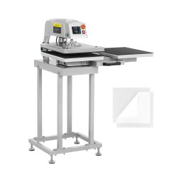 Pneumatisk transferpress - Dubbel - 40 x 50 cm - Med underrede