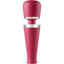 Caresse by TOYJOY Travel Wand Massager Red