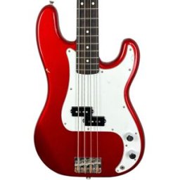 FGN Fujigen Japan J-Standard Jazz bas 2009 - Candy Apple röd candy röd