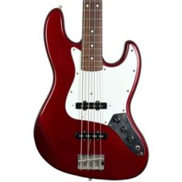Fender Japan 62 Reissue Jazz bas 2004-2005 - Old Candy Apple röd candy röd