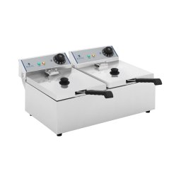 Fritös - 2 x 10 liter - 5500 W - ECO - Royal Catering