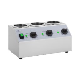 Såsvärmare - 3 x 1 L - Toppstyrningspanel - Royal Catering