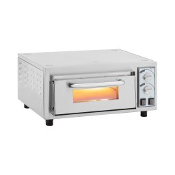 Pizzaugn - 1 kammare - 2400 W - Ø 40 cm - Eldfast sten - Royal Catering