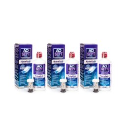 AOSEPT PLUS med Hydraglyde 3 x 360 ml med linsetuier