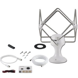 Omnimax Pro Aktiv Rundstrålande Antenn (UHF-FM) 12/24V Till Husbil o Husvagn Maxview