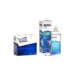 PureVision (6 linser) + ReNu MultiPlus 360 ml med linsetui