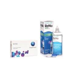 Biofinity (6 linser) + ReNu MultiPlus 360 ml med linsetui