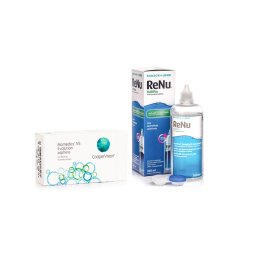 Biomedics 55 Evolution CooperVision (6 linser) + ReNu MultiPlus 360 ml med linsetui